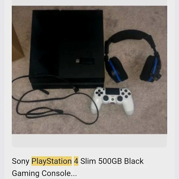 Sony Playstation 4 Console 500 GB - Picture 3 of 4